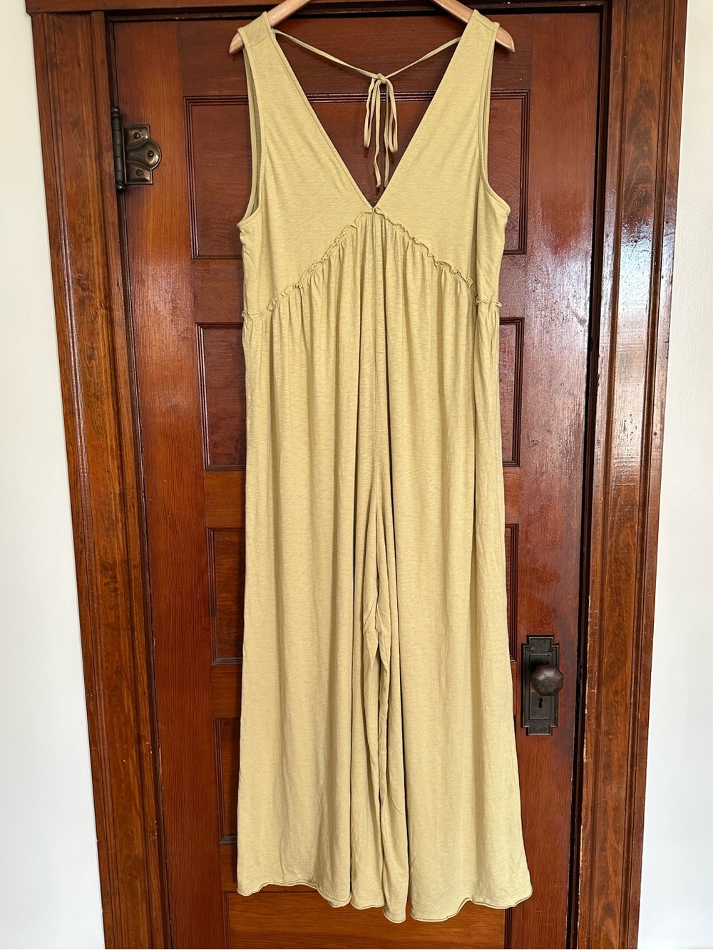 American Eagle Sunchaser Knit V-Neck Jumpsuit Size XL